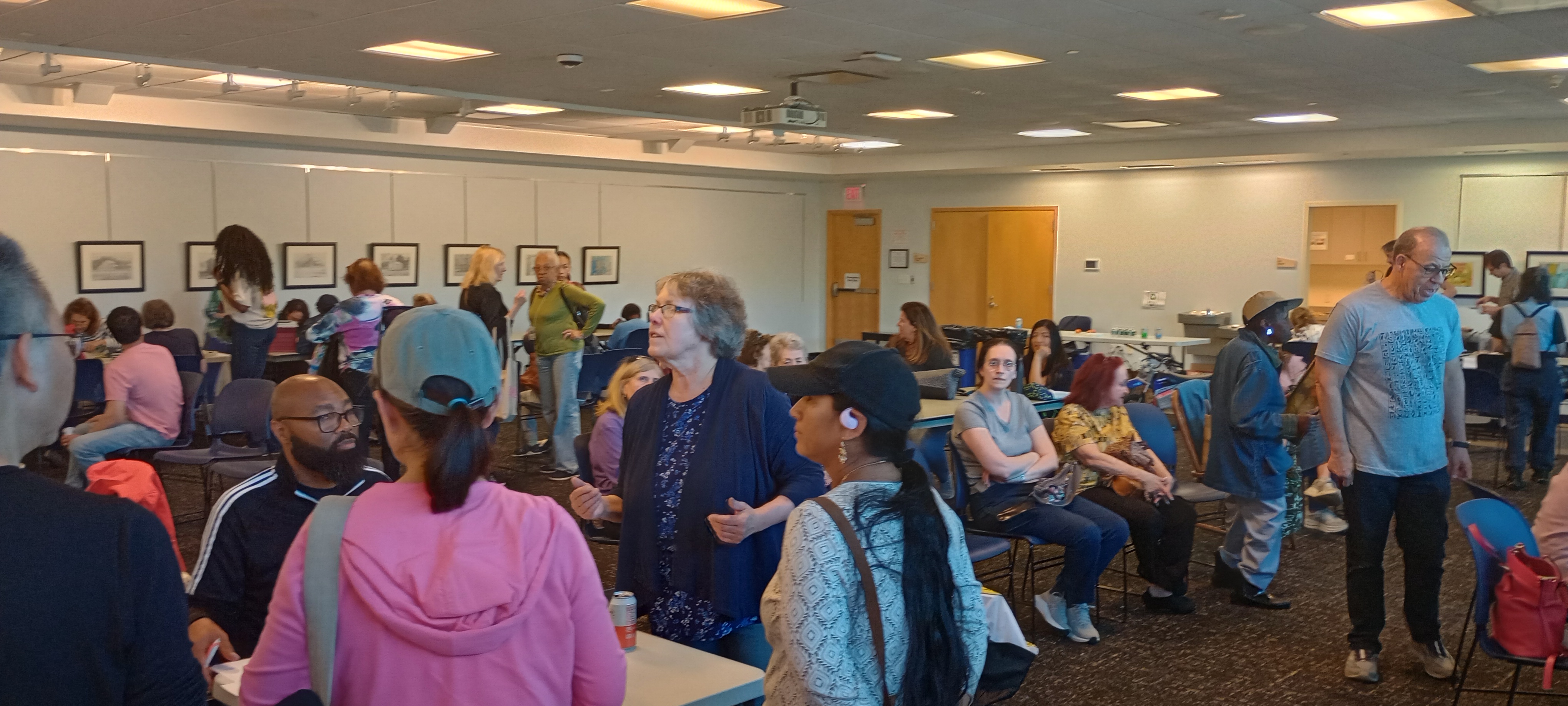 Neighbors gathered at a Greenburgh Repair Café